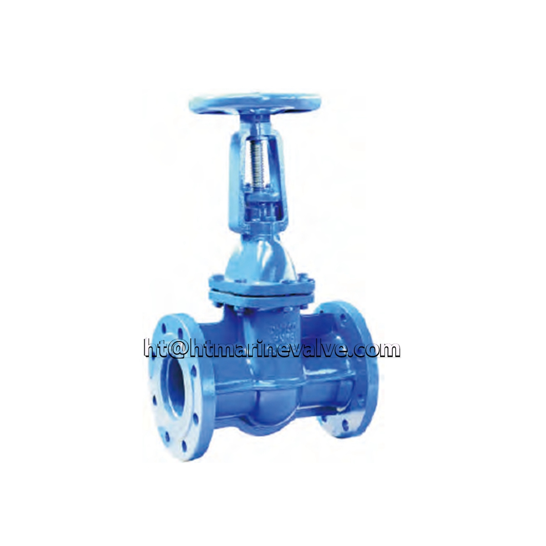 DIN3202-F5 PN16 Cast Iron Rising Stem Solid Wedge Gate Valve 