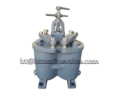 JIS F7224 Cast Iron & Cast Steel Small Size Duplex Oil Strainer