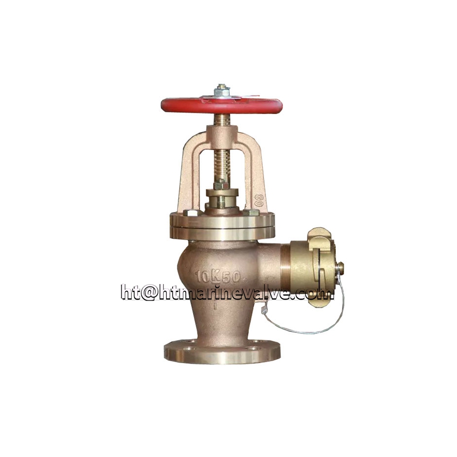 JIS F7334B Bronze angle hose valve (fire hydrant)  DN50-65 5K/10K