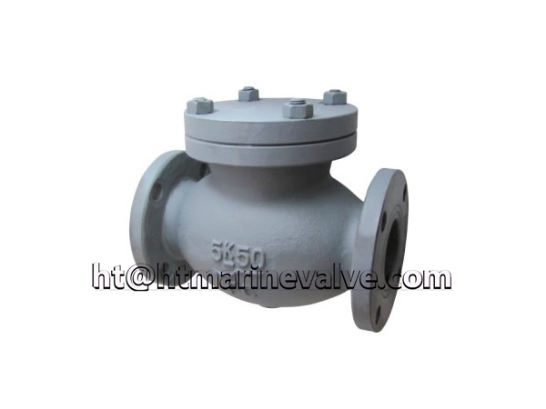 JIS F7358 Cast rion 5K lift check globe valve