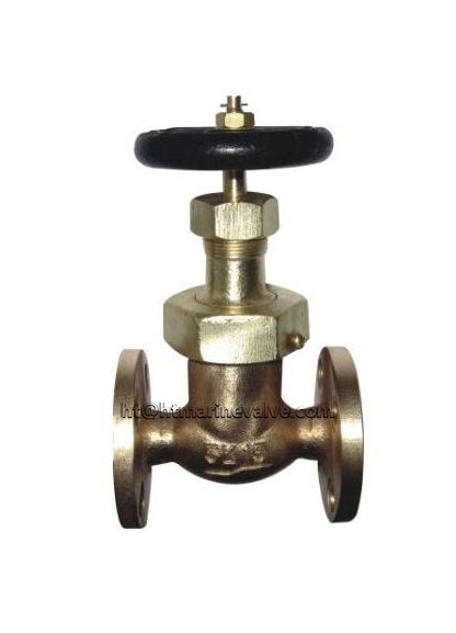 JIS F7411 Bronze Globe Check Valve Union Bonnet