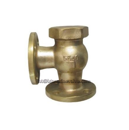 JIS F7416 5K Bronze Angle Lift Check Valve