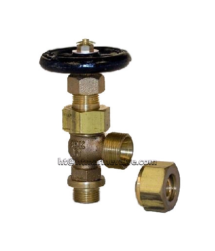 JIS F7389 20K Bronze Angle Valve