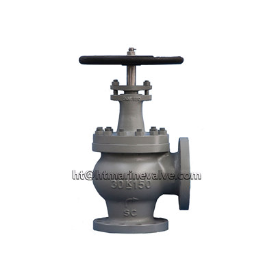 JIS F7475 30K Cast steel angle air valve 