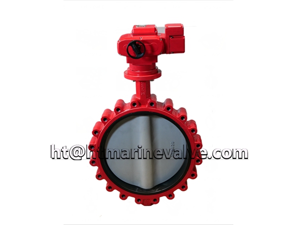 Electric actuator motorized butterfly valve