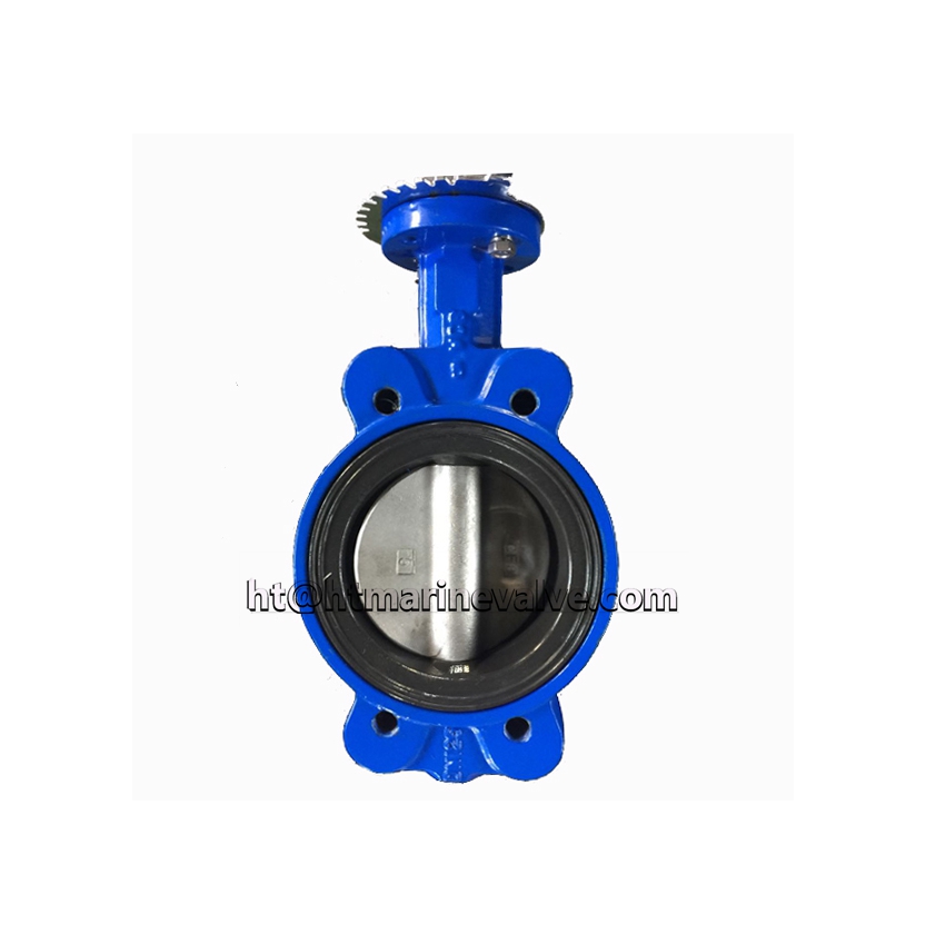 JIS semi-lug type butterfly valve 10K