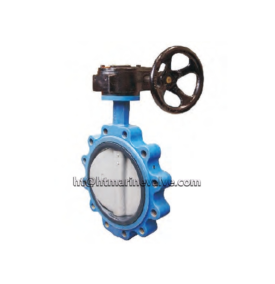 5K Lugged type butterfly valve worm gear operated