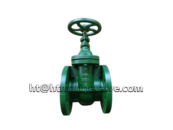 DIN3352 Ductile iron gate valve F4 NRS bronze trim with indicator class approved