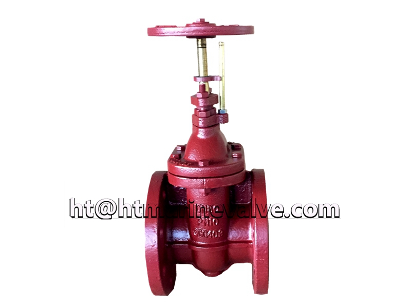 DIN F4 NRS Metal Seat Gate Valve